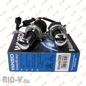Лампа биксенон Winso P43t-38 H4 35W (5000 k) 85V KET 2шт - 714500
