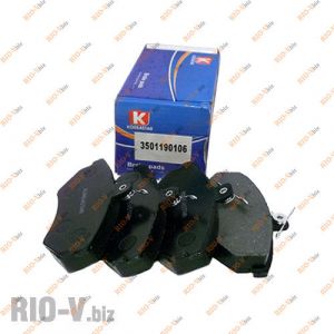 Колодка передняя торм Джили СК без ABS KS - 3501190106