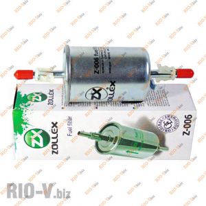 Фильтр топливный 2110, 2190, Ланос защелка (с проводом) Zollex - Z-006