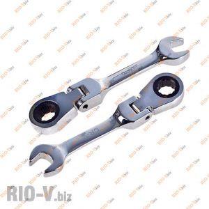 Ключ комбин. трещоточный укороченный с карданом 8мм Alloid - КТУ-2091-08К