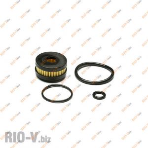 Фильтр в газовый клапан Atiker, Mimgas, Fema с 3 резинками №30-1 - 00527