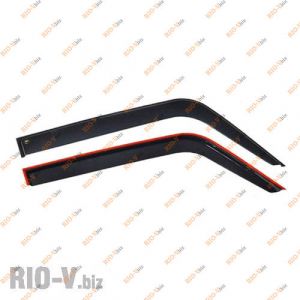 Ветровики ВАЗ 2108 / 2113 накладные Azard 2шт. - Vetroviki-vaz-2108