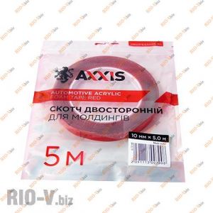 Скотч двухсторонний Axxis профессиональный RED 10ммх5м - st-10red