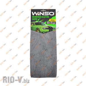Салфетка микрофибра универсальная 30х30 Winso серая - 150110