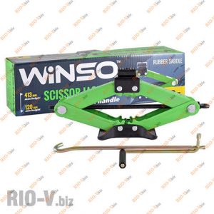 Домкрат ромбовидный 2т подъем 120-413 мм Winso - 122100