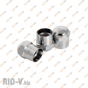 Колпачок нипеля хром (в упак. 10 шт) Китай - 402-3106043-10