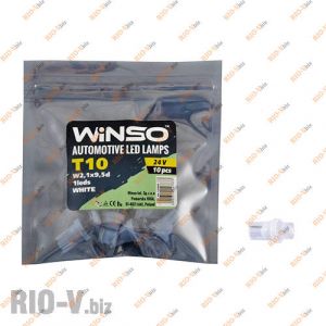 Светодиод Winso W2.1x9.5d T10  24V 1LED  SMD 1W  WHITE - 127800