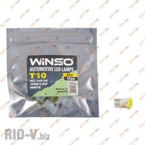 Светодиод Winso W2.1x9.5d T10 12V 1LED  COB 48LM WHITE - 127130