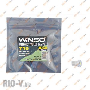 Светодиод Winso W2.1x9.5d T10 12V 1LED  SMD 5630 WHITE - 127290