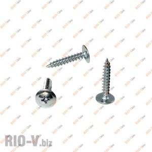 Саморез 4,2х25 белый (в упак. 100 шт) КНР - 4,2х25