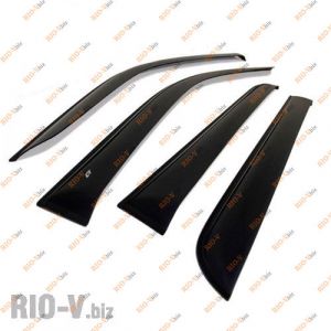 Ветровики ВАЗ 1117-19 накладные Azard - Azard-1119