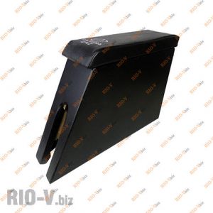 Подлокотник Бар ТАВРИЯ Мягкий ЧЕРНЫЙ с вышивкой - Tavriya-myagkij