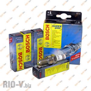 Свечи Bosch 0,8 2101, 2108, 2110 8 V WR7DC +1 Yttrium - 0242235909