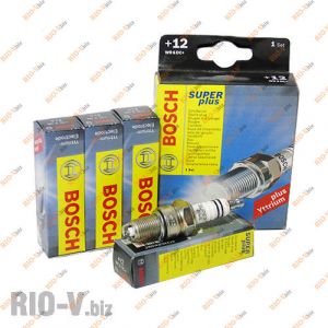 Свечи Bosch 0,7 WR6DC +12 Yttrium - 0242240849
