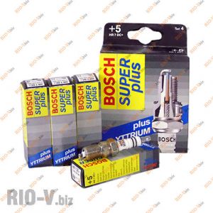 Свечи Bosch 0,8 FORD, MAZDA, PEUGEOT HR7DCE +5 Yttrium - 0242235908