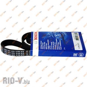 Ремень генератора Ланос 1.5 5РК-875 Bosch - 1987947829