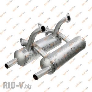 Глушитель ЗАЗ 968 (к-т 2 шт) Сатурн - 968-1201009