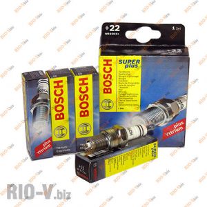Свечи Bosch 1.1 DAEWOO WR8DCXE +22 Yttrium - 0242229885