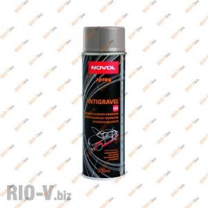 Гравитекс с каучуком серый аэрозоль 500 мл (антигравий) Novol - 34222