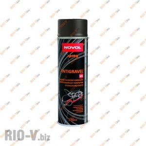 Гравитекс с каучуком черный аэрозоль 500 мл (антигравий) Novol - 34202