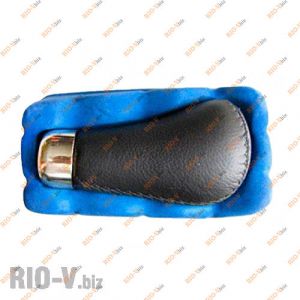 Декоративная ручка Vitol на кулису F 25438 P черная кожа - F25438P