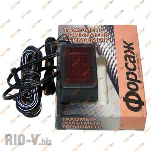 Прибор тахометр + вольтметр + термометр 12 V Форсаж - TVT-12-v-forsazh
