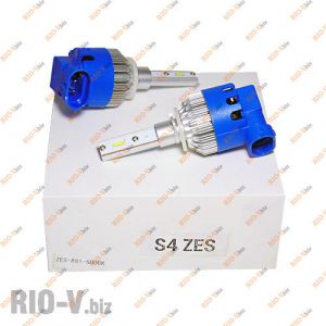 Лампа LED S4 H27/2 12V 6000K (к-т 2 шт) ZES LDD - LDD-6000-Н27/2ZES