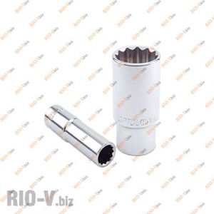 Головка двенадцатигранная длинная 17 мм Toptul - BAEF1617