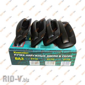 Ручка двери 2110, 2172 евро (к-т 4 шт) ТюнАвто - 2110-6100040