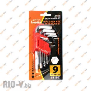 Набор Г-образных шестигранников 9 ед Lavita - LA511601