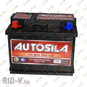 Аккумулятор 60А + левый 500А AVTOSILA - Autosila-500A1