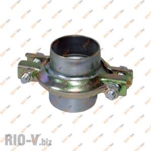 Хомут глушителя иномарка 50мм с патрубками Харьков - 1203046-01