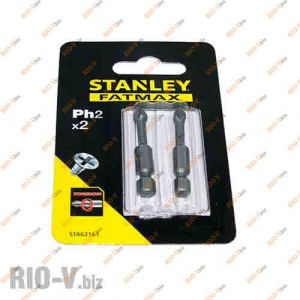 Насадка отверточная STANLEY крестовая PH2 х 50 мм 2 шт - STA62161