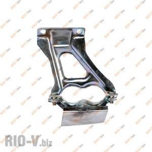 Хомут приемной трубы 2108 губки с экраном Самара - 2108-1203040/42