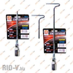 Ключ свечной c карданом 21 удлиненный ДК - DK2807-1D/21