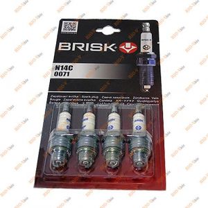 Свечи Brisk Super-14 ЗАЗ-968М - N14C