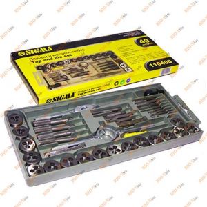 Набор плашки и метчики 40 шт Sigma - 1643251