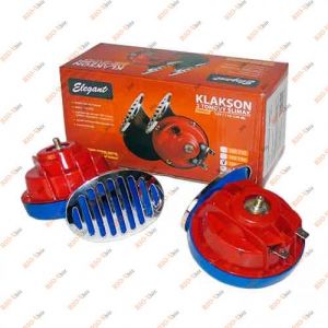 Сигнал улитка Elegant 100 730 крышка хром красно-синий - 100730