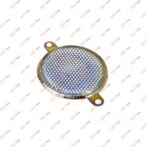 Катафот круглый металлический (белый) - ФП310К