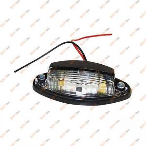 Габарит прицепа бело-черный Польша - FT-010-WHITE/BL