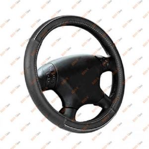 Обшивка на кермо "M" Elegant чорна (сіра облямівка) 105 425 - 105425