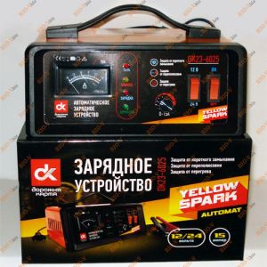 Зарядний пристрій 15Amp 12 / 24V аналоговий індикатор <ДК> - DK23-6025