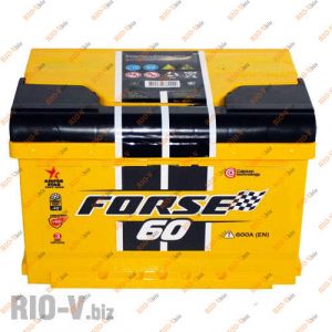 Акумулятор 60А + лівий 600А Forse (Westa) - 6СТ-60А3(1)