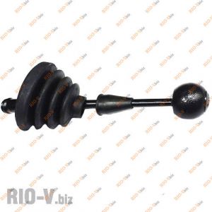 Ручка КПП 2107 чорна в зборі ДААЗ - 21070-170307811