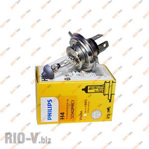 Лампа H4 12V Р43 60 / 55W Philips +30 Преміум - 12342PRC1