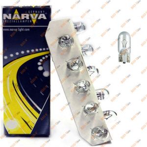 Лампа б / ц W5W 12V (в упак. 10 шт) Narva - 17177CP