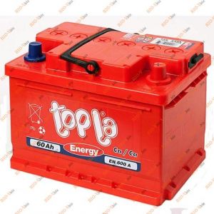 Акумулятор 60А євро 600А Topla - Topla-6CT-60А0