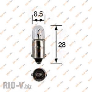 Лампа А 12-4-5 освещ. веще.ящіка, мала з цок. - 21010-3714300-00