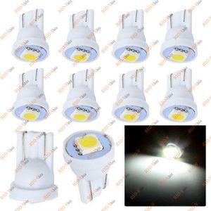 Лампа б / ц діодний біла - 5W5-T10-12V-1SMD-white