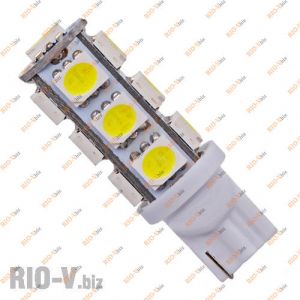 Лампа б / ц 13 діодів - 5W5-T10-12V-13SMD-White